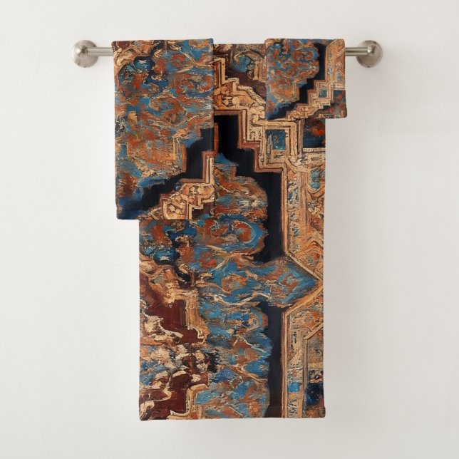 Schöne persische Alte Muster Beliebte Sammlung Badhandtuch Set (Insitu)