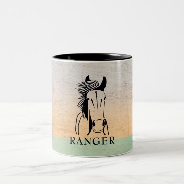 Schöne personalisierbare künstlerische Tasse (Mittel)
