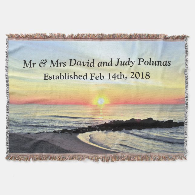 SCHÖNE PERSONALISIERTE BREITE ODER FAMILIENBLANKET DECKE (Vorderseite)