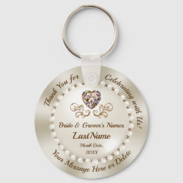 Schöne, Personalisierte Hochzeitsgeschenke für die Schlüsselanhänger