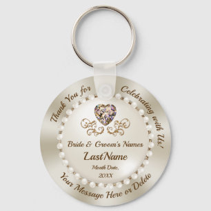 Schöne, Personalisierte Hochzeitsgeschenke für die Schlüsselanhänger