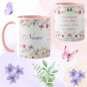 Schöne Personalisierte Namensgeschenke mit Bedeut Tasse
