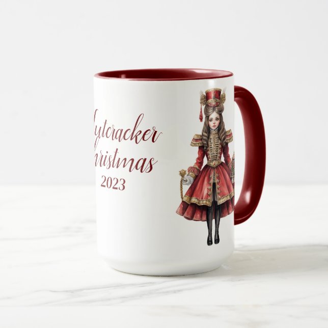 Schöne Personalisierte Nutcracker-Veröffentlichung Tasse (VorderseiteRechts)