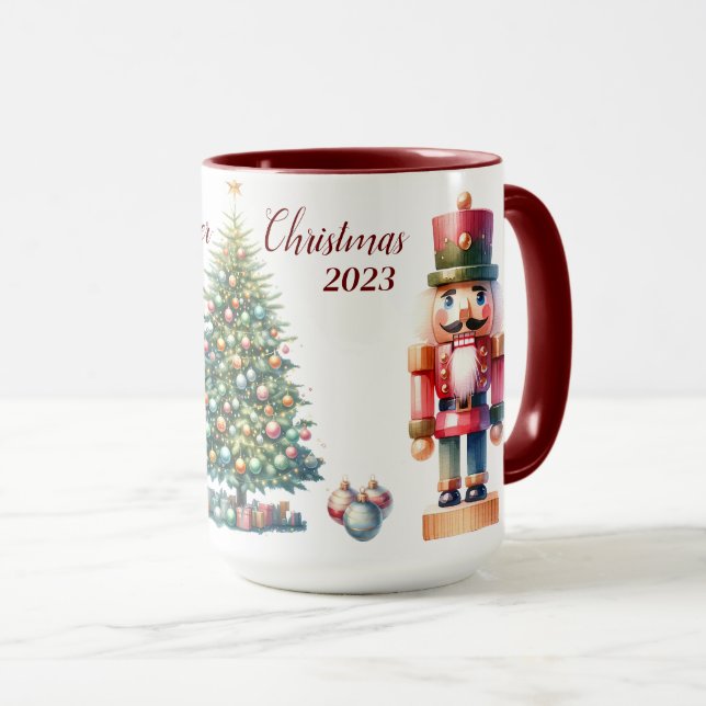 Schöne Personalisierte Nutcracker-Veröffentlichung Tasse (VorderseiteRechts)