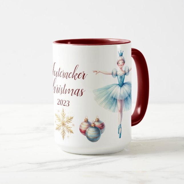 Schöne Personalisierte Nutcracker-Veröffentlichung Tasse (VorderseiteRechts)