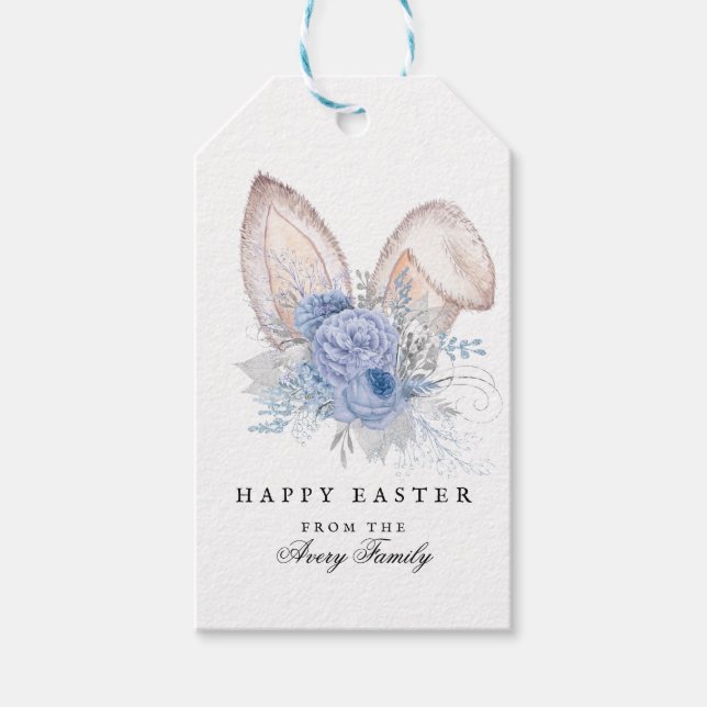Schöne Personalisierte Ostern Geschenkanhänger (Vorderseite)