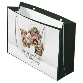 Schöne Personalisierte Weihnachtsatmosphäre Große Geschenktüte