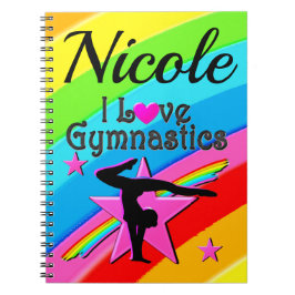 SCHÖNE PERSÖNLICHE IN LIEBE GYMNASTICS DESIGN NOTIZBLOCK