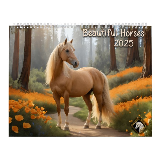 Schöne Pferde 2025 Mauerkalender Kalender (Titelbild)