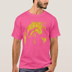 Schöne Pferde Männer Gold T-Shirt
