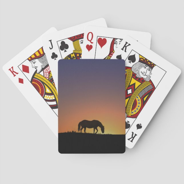 Schöne Pferde Spielkarten (Rückseite)