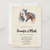 Schöne Pferde Western Boho Style Wedding