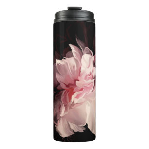Schöne Pfingstrose Blume Thermosbecher