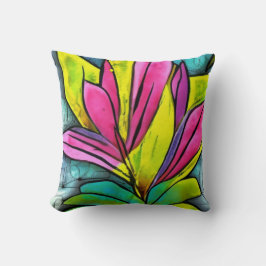 Schöne Pflanze Kissen