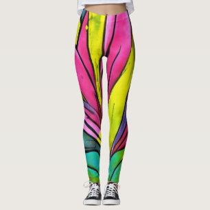 Schöne Pflanze Leggings