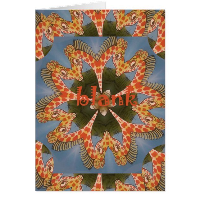Schöne phantastische afrikanische Giraffe Blanche (Vorne)