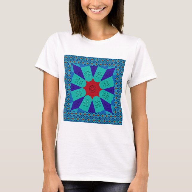 Schöne Phantastische ägyptische Feminine-Design-Fa T-Shirt (Vorderseite)