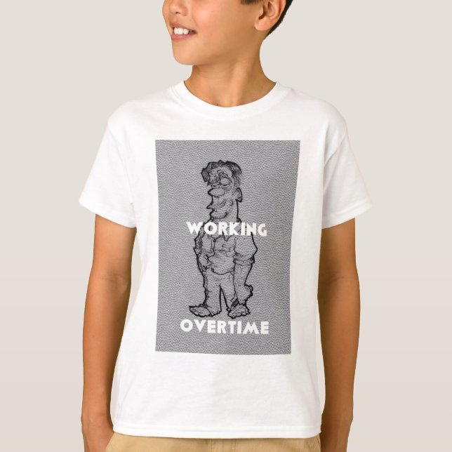 Schöne Phantastische Bleistiftskizze: Arbeitsübers T-Shirt (Vorderseite)