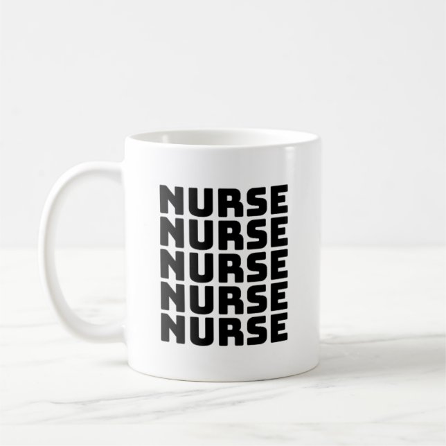 Schöne Phantastische chirurgische Krankenschwester Kaffeetasse (Links)
