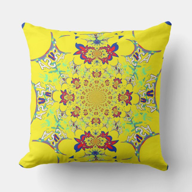 Schöne phantastische farbenfrohe USA Wohngestaltun Kissen (Vorderseite)