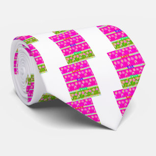 Schöne phantastische Flora Text Zitat Design Krawatte