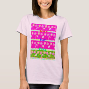 Schöne phantastische Flora Text Zitat Design T-Shirt
