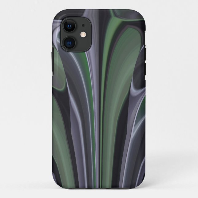 Schöne Phantastische Grüne Aurora Textur Design Case-Mate iPhone Hülle (Rückseite)