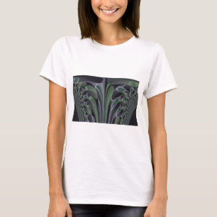 Schöne Phantastische Grüne Aurora Textur Design T-Shirt