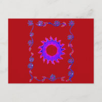 Schöne Phantastische indische Motif Mehndi Maroon