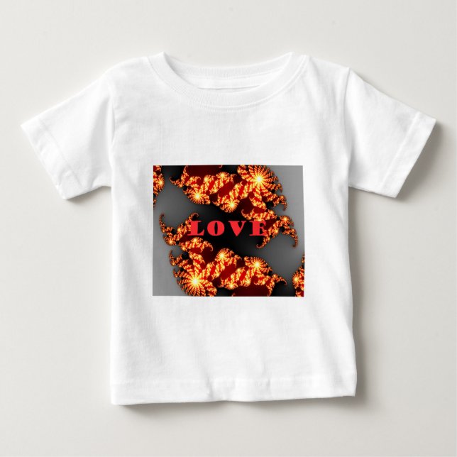 Schöne phantastische Liebe Baby T-shirt (Vorderseite)