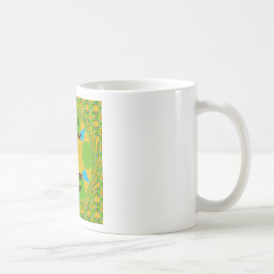 Schöne phantastische niedliche Abstrakt haben eine Kaffeetasse