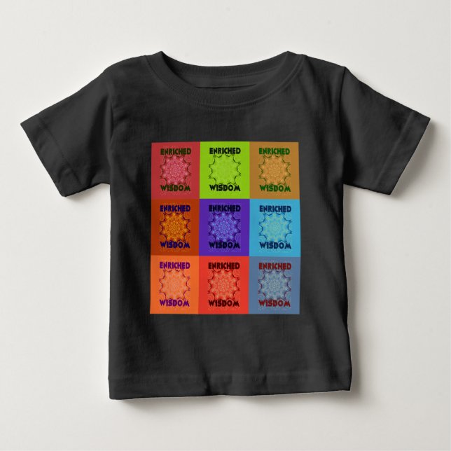 Schöne Phantastische Pop Kunst, Dichtung und Musik Baby T-shirt (Vorderseite)