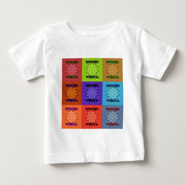 Schöne Phantastische Pop Kunst, Dichtung und Musik Baby T-shirt (Vorderseite)