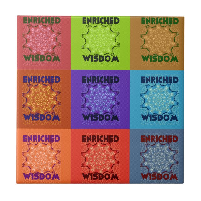 Schöne Phantastische Pop Kunst, Dichtung und Musik Fliese (Vorderseite)