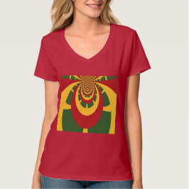 Schöne Phantastische Rasta-Farben Kunstdrucken T-Shirt