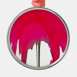Schöne phantastische Rote Rose unter weißem Himmel Ornament Aus Metall