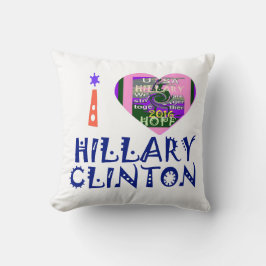 Schöne phantastische schöne Stimme für Hillary Kissen
