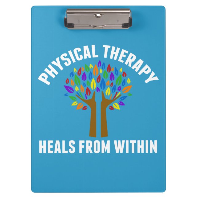 Schöne Physikaltherapie Inspirationsquelle Zitat Klemmbrett (Vorderseite)