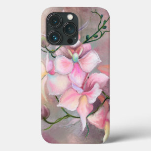 Schöne Pink Orchid Blume iPhone Case