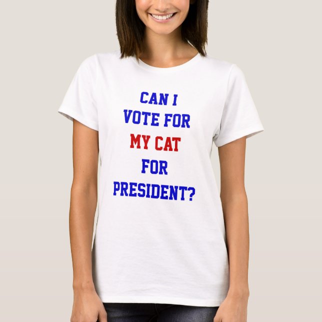 Schöne politische Abstimmung über mein Zitat von C T-Shirt (Vorderseite)