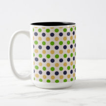 Schöne Polka Dot Pattern Tasse
