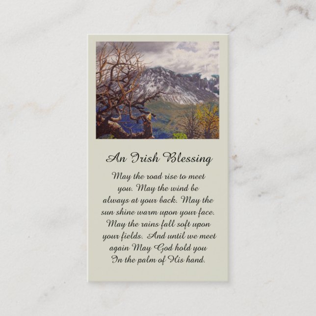 Schöne Porcupine Rim Sympathy Card Visitenkarte (Vorderseite)