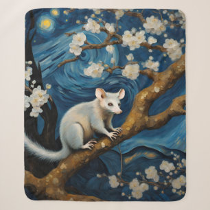 Schöne Possum in der Sternennacht Sherpadecke