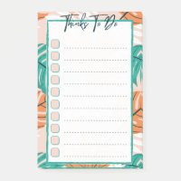 Schöne Post-it®-Thinks to do Buntblumen