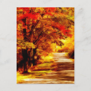 Schöne Postkarte für den Herbsttag