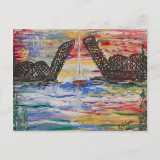 Schöne Postkarte vom Landkreis