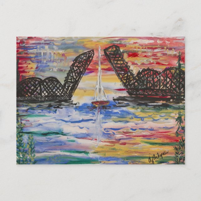 Schöne Postkarte vom Landkreis (Vorderseite)