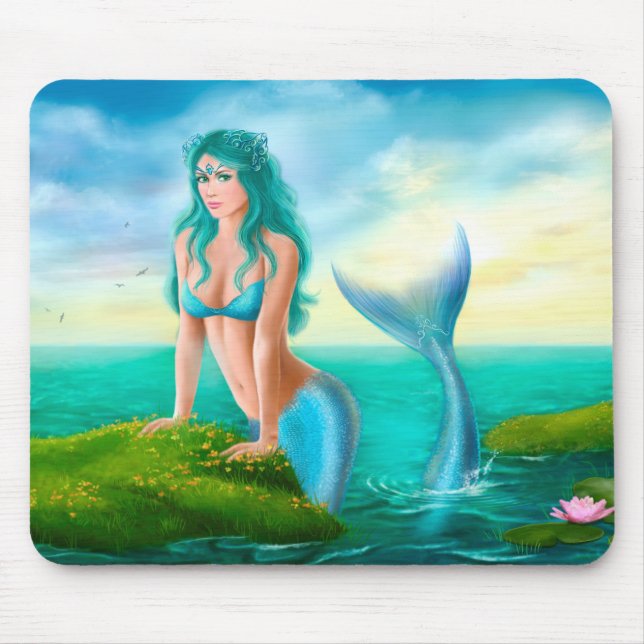 Schöne Prinzessin - Fantasiefrau Mousepad (Vorne)