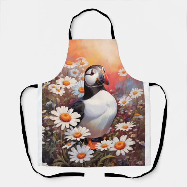 Schöne Puffin auf dem Platz Daisy Schürze (Vorderseite)