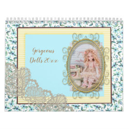 Schöne Puppen Moderne, stilvolle Elegant Kalender